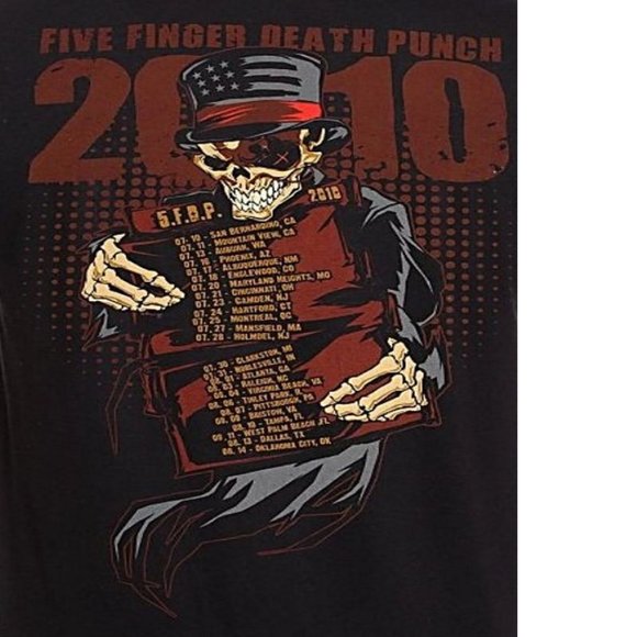 Five Finger Death Punch War Is The Answer metal rock Official T-Shirt XL NWT - Picture 5 of 5